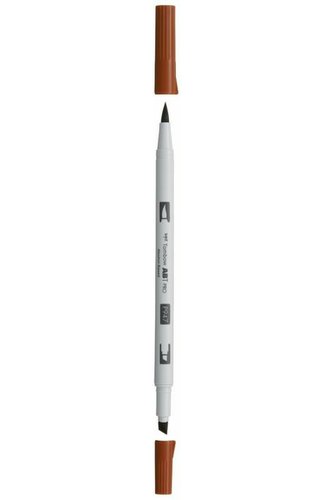 Tombow Oboustranný štětcový lihový fix ABT PRO - burnt sienna