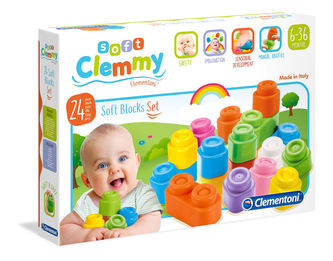 Soft Clemmy Sada 24 měkkých kostek