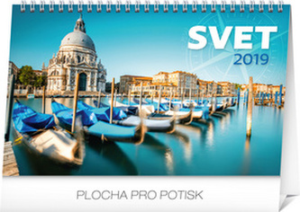 Svet - stolový kalendár 2019