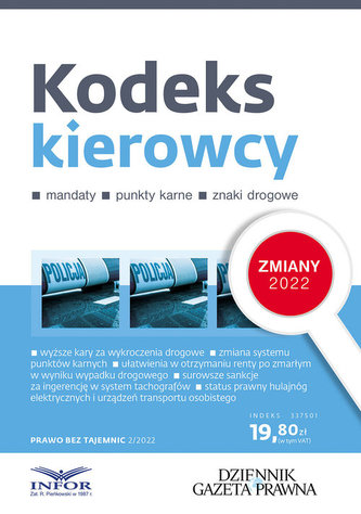 Kodeks kierowcy Zmiany 2022