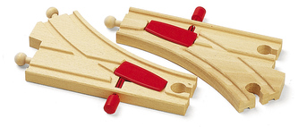 Výhybky se zarážkou, 1 pár