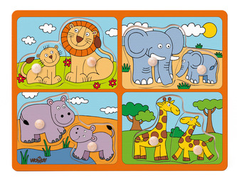 Puzzle pro nejmenší s úchyty - pro nejmenší s úchyty