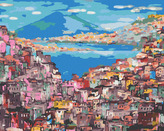 Malování podle čísel - NEAPOL - 40x50 cm, bez rámu a bez vypnutí plátna