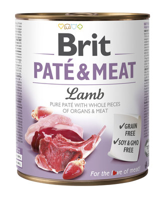 konz.Brit Pate & Meat Lamb 800 g