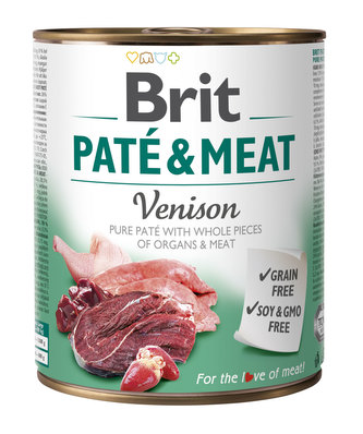 konz.Brit Pate & Meat Venison 800 g