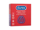 Durex Kondomy Feel Thin Extra Lubricated Varianta 3 ks unisex