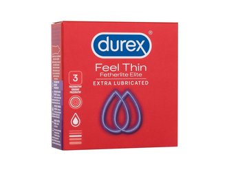 Durex Kondomy Feel Thin Extra Lubricated Varianta 3 ks unisex