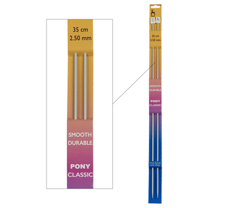 Jehlice dlouhé - 2,5 mm / 35 cm délka - 2,5 mm / 35 cm délka