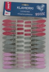 Kolíčky na prádlo 24 ks plast ROSIE