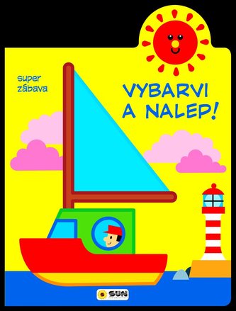 Loďka 2-3 roky: Vybarvi a nalep Loďka 2-3 roky: Vybarvi a nalep