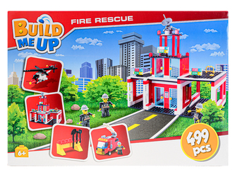 BuildMeUp stavebnice - Fire rescue 499ks v krabičce