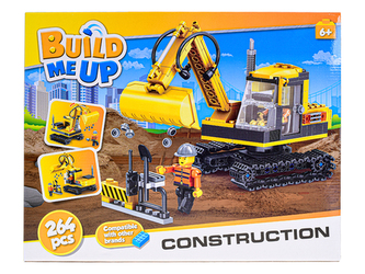 BuildMeUp stavebnice - Construction 264ks v krabičce