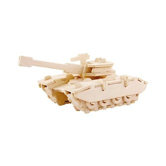 Dřevěné 3D puzzle - Tank Dřevěné 3D puzzle - Tank