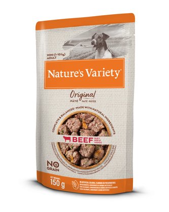 kap.Nature´s variety orig. mini dog s hovězím 150g
