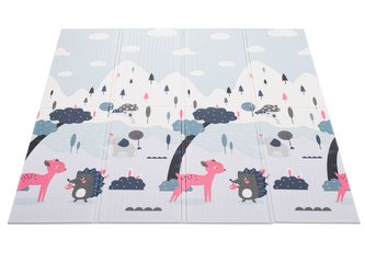 Hrací deka bazén s balónky_šedá