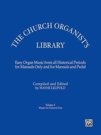 CHURCH ORGANIST LIB VOL 1