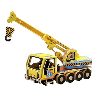 RoboTime dřevěná skládačka Jeřáb