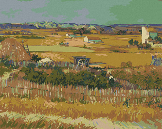 Malování podle čísel - SKLIZEŇ (VINCENT VAN GOGH) - 80x100 cm, bez rámu a bez vypnutí plátna Malování podle čísel - SKLIZEŇ (VINCENT VAN GOGH) - 80x100 cm, bez rámu a bez vypnutí plátna