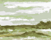 Malování podle čísel - ZELENÁ KRAJINA (HALEY BUSH) - 40x50 cm, vypnuté plátno na rám