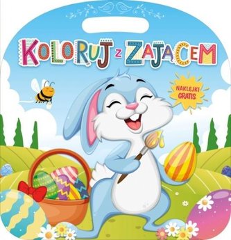Koloruj z zającem z naklejkami Koloruj z zającem z naklejkami
