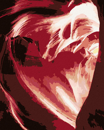 Malování podle čísel - SRDCE V KAŇONU (TED DAVIS) - 40x50 cm, vypnuté plátno na rám