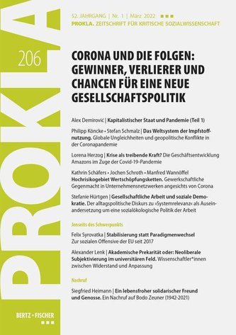 Corona und die Folgen: Gewinner, Verlierer und Chancen für eine neue Gesellschaftspolitik