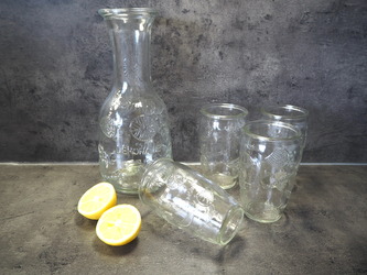 Karafa 1100 ml + 4 skleničky 300 ml