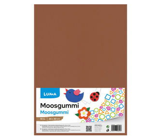 MOOSGUMMI A4 hnědá LUMA, 10ks