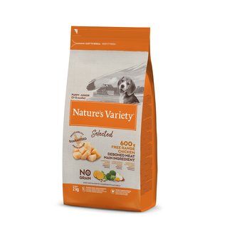 Nature´s variety select. junior dog s kurecim 2kg