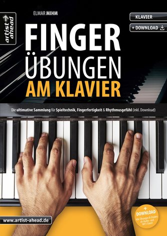 Fingerübungen am Klavier