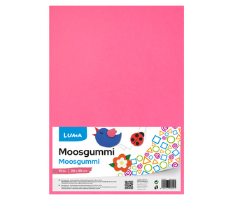 MOOSGUMMI A4 růžová , 10ks