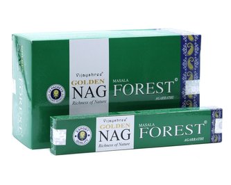 Indické vonné tyčinky Les Golden Nag Rain Forest