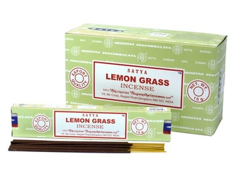 Indické vonné tyčinky Schrinivas Satya Lemongrass 15 g