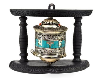 Mlýnek modlitební závěsný var. C 13 x 18 cm