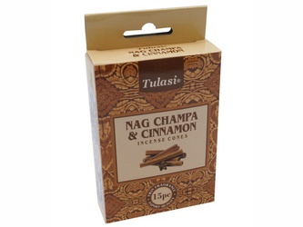 Vonné jehlánky Tulasi Nag Champa & Cinnamon 15 ks