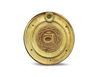 Stojan na VT kulatý dřevěný Svádhišthána sakrální čakra 10 cm