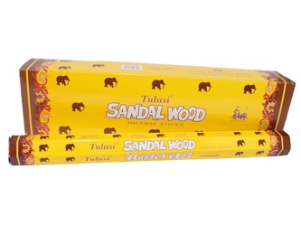 Indické vonné tyčinky Tulasi 40 cm Sandal Slon 10 ks