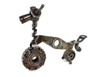 Kovová dekorace Kraví kolo