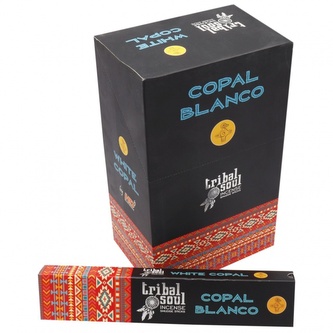 Indické vonné tyčinky Tribal Bílý Kopál 15 g