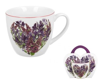 Hrnek Levandulové srdce 400 ml