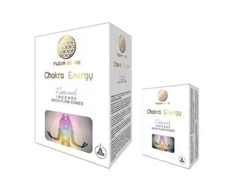 Vonné jehlánky "tekoucí dým" FdV Chakra Energy 10 ks