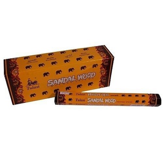 Indické vonné tyčinky Tulasi Santalové dřevo Slon 20 ks