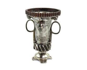 Kovová dekorace Popelník