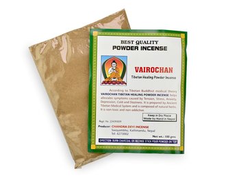Tibetský vonný prášek Chandra Devi Vairochan 100 g