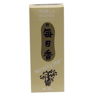 Japonské vonné tyčinky Morning Star Vanilka 200 ks