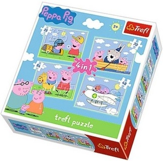 Puzzle Prasátko Peppa