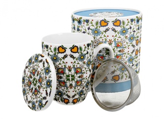 Hrnek na bylinky ETNO KVÍTÍ 320 ml