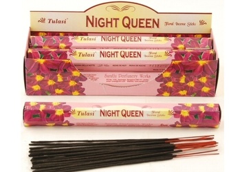 Indické vonné tyčinky Tulasi Night Queen 20 ks