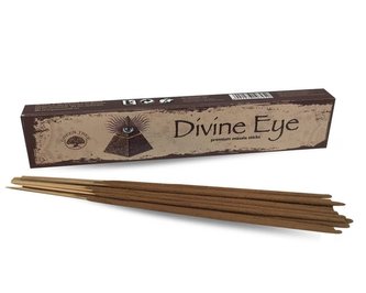 Indické vonné tyčinky Green Tree Divine Eye Natural Masala 15 g