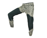 Kalhoty Joga WIN , bavlna, zelené, mandaly